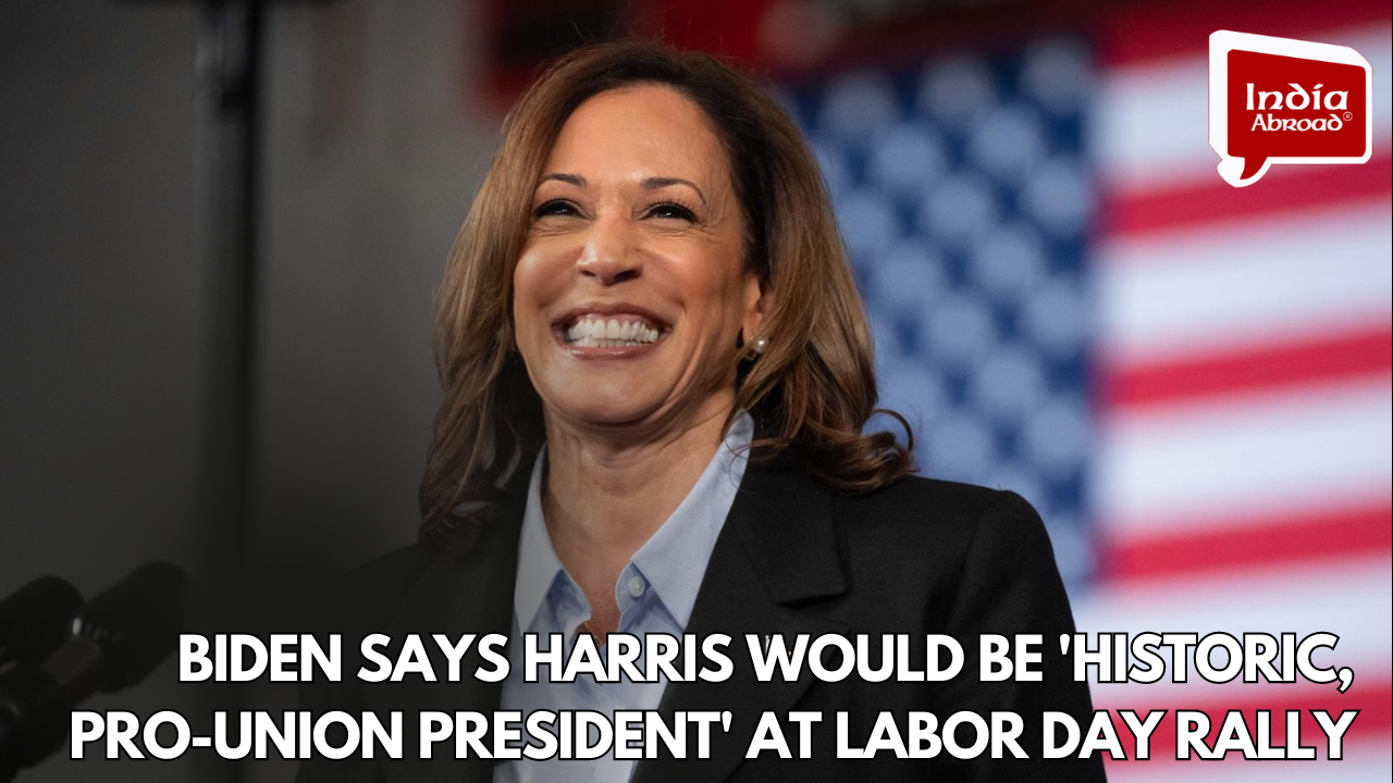 Biden says Harris would be 'historic, pro-union president' at Labor Day rally